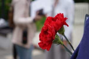 Активисты Молодежной палаты Замоскворечья возложили цветы к памятнику