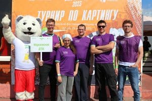 Морозовская больница приняла участие в турнире по картингу