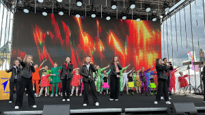 Шоу-группа «Нужные люди» ЦДТ района выступила на фестивале «Красная площадь»