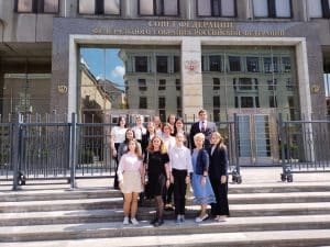 Студенты колледжа МИД РФ побывали на экскурсии в Совете Федерации Федерального собрания